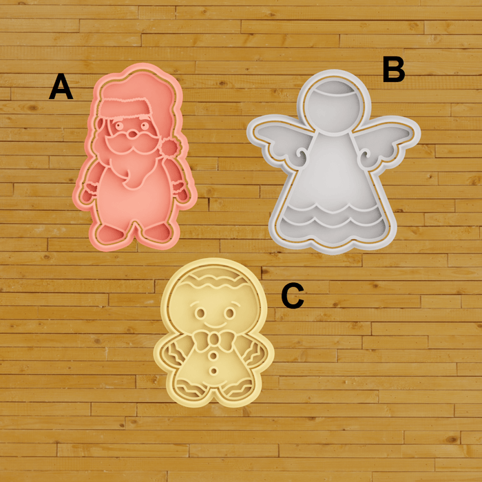 3d Selling Babbo Natale set 3 pezzi
