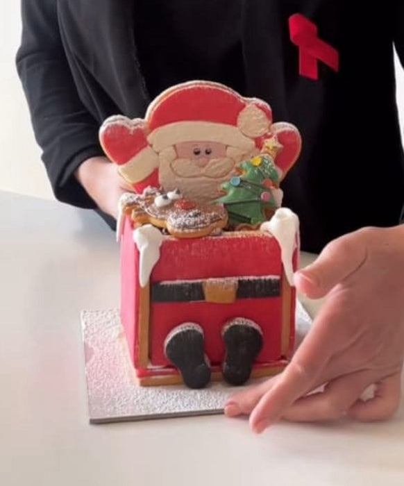 3d Selling Casa, arredamento e bricolage:Articoli per cucina e bar:Accessori per pasticceria:Altro accessori per pasticceria Babbo Natale Portabiscotti in 3D