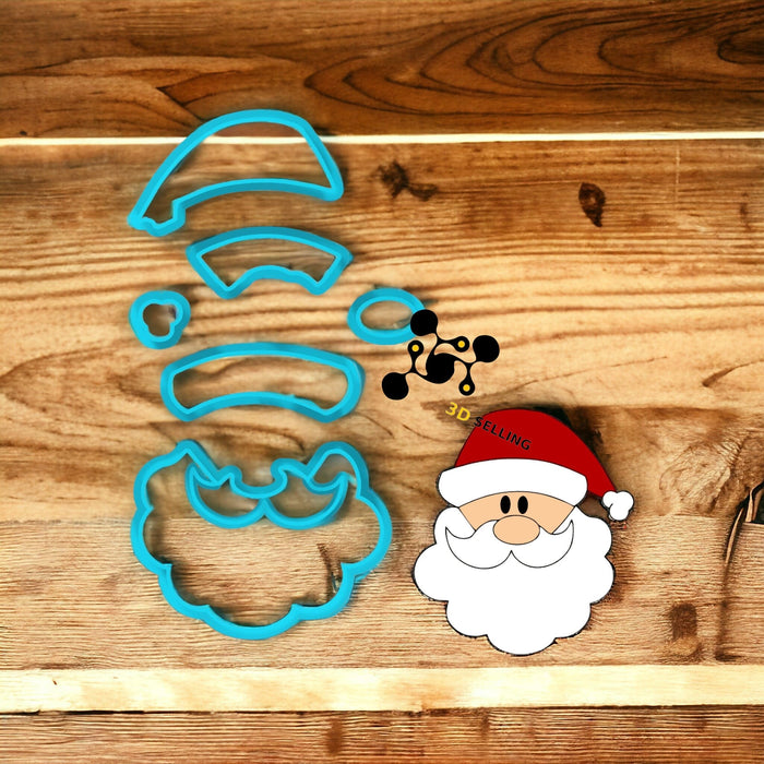 3d Selling Casa, arredamento e bricolage:Articoli per cucina e bar:Accessori per pasticceria:Altro accessori per pasticceria Babbo Natale scomponibile