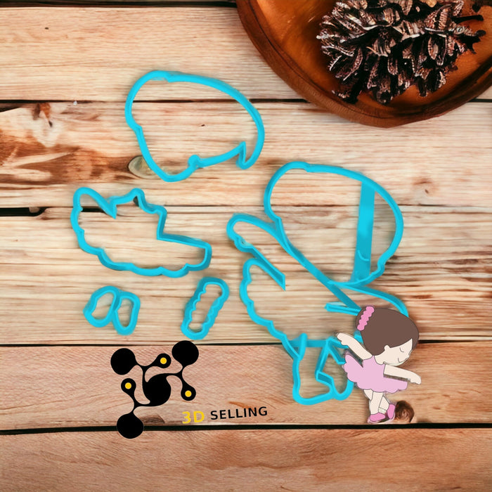 3d Selling Casa, arredamento e bricolage:Articoli per cucina e bar:Accessori per pasticceria:Altro accessori per pasticceria Ballerina Mod2 Scomponibile