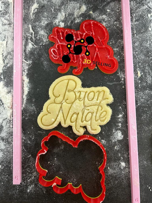 3d Selling Casa, arredamento e bricolage:Articoli per cucina e bar:Accessori per pasticceria:Altro accessori per pasticceria Buon Natale 9,5cm