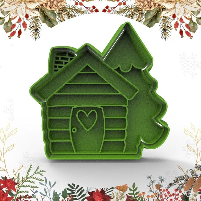 3d Selling Casa, arredamento e bricolage:Articoli per cucina e bar:Accessori per pasticceria:Altro accessori per pasticceria Casetta Natalizia 8cm