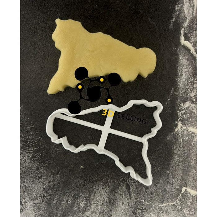 3d Selling Casa, arredamento e bricolage:Articoli per cucina e bar:Accessori per pasticceria:Altro accessori per pasticceria Cookie cutter a forma di Sicilia