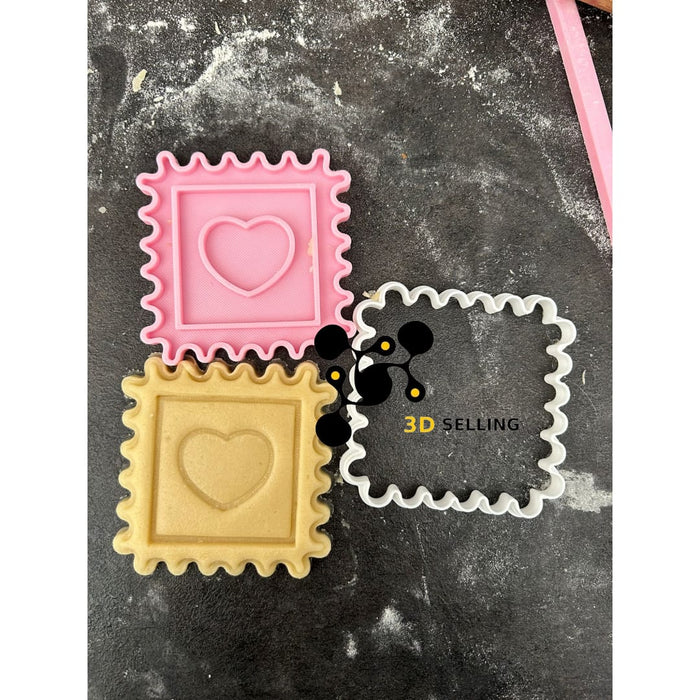 3d Selling Casa, arredamento e bricolage:Articoli per cucina e bar:Accessori per pasticceria:Altro accessori per pasticceria Francobollo con cuore