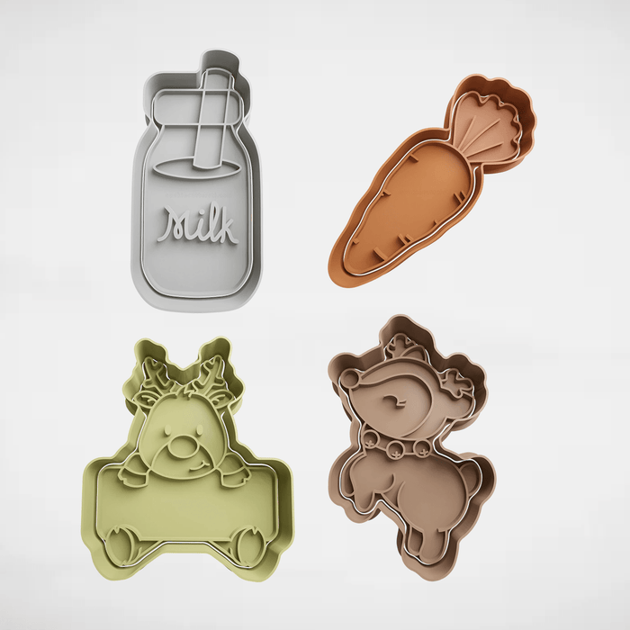 3d Selling Casa, arredamento e bricolage:Articoli per cucina e bar:Accessori per pasticceria:Altro accessori per pasticceria Kit Biscotti per Babbo Natale