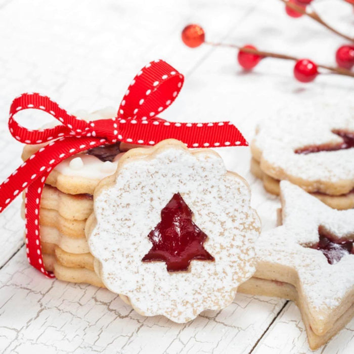 3d Selling Casa, arredamento e bricolage:Articoli per cucina e bar:Accessori per pasticceria:Altro accessori per pasticceria kit cutter occhio di bue Natalizi (7 pezzi)