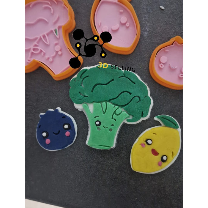 3d Selling Casa, arredamento e bricolage:Articoli per cucina e bar:Accessori per pasticceria:Altro accessori per pasticceria Kit Dancing Fruit 8cm 4 pezzi