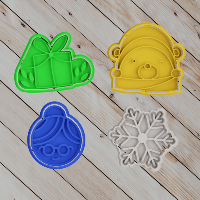 3d Selling Casa, arredamento e bricolage:Articoli per cucina e bar:Accessori per pasticceria:Altro accessori per pasticceria Kit Natale Mod17 8cm