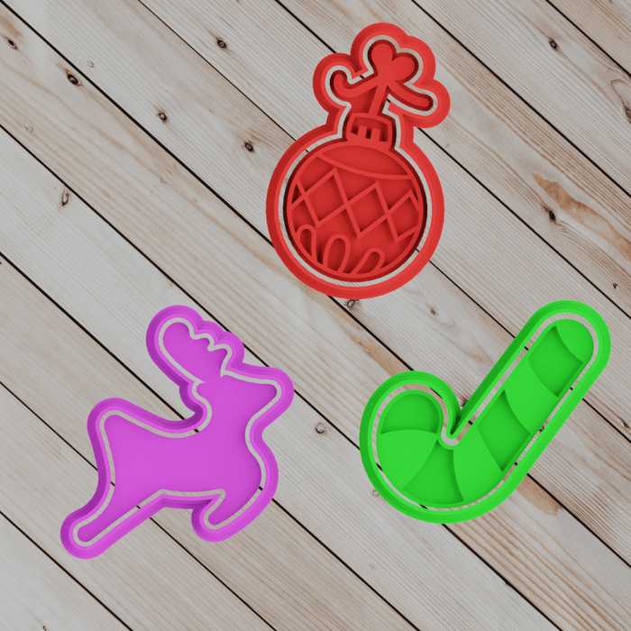3d Selling Casa, arredamento e bricolage:Articoli per cucina e bar:Accessori per pasticceria:Altro accessori per pasticceria Kit Natale Mod19