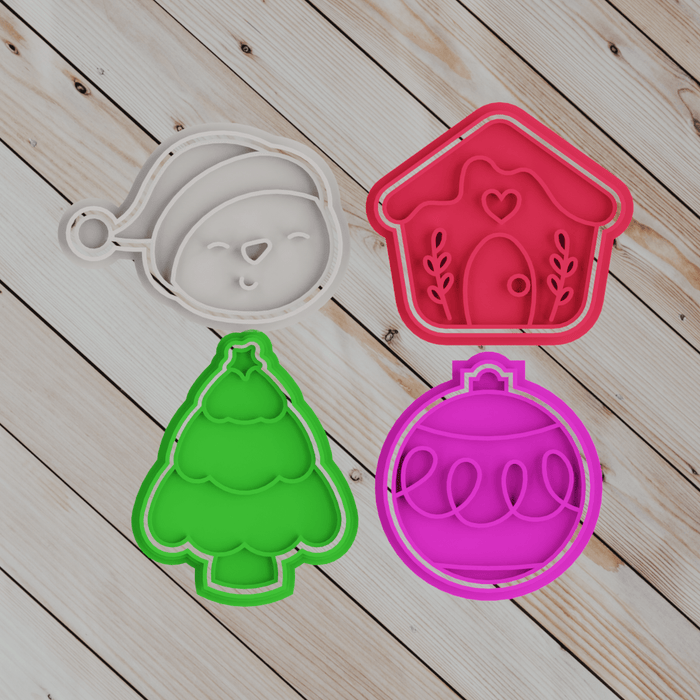 3d Selling Casa, arredamento e bricolage:Articoli per cucina e bar:Accessori per pasticceria:Altro accessori per pasticceria Kit Natalizio Mod22 8cm