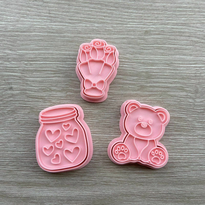 3d Selling Casa, arredamento e bricolage:Articoli per cucina e bar:Accessori per pasticceria:Altro accessori per pasticceria Kit romantico 8cm