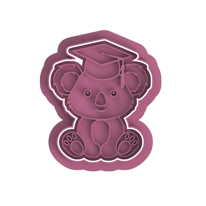 3d Selling Casa, arredamento e bricolage:Articoli per cucina e bar:Accessori per pasticceria:Altro accessori per pasticceria Koala con cappello laurea