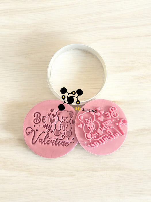 3d Selling Casa, arredamento e bricolage:Articoli per cucina e bar:Accessori per pasticceria:Altro accessori per pasticceria Orso Be My Valentine 9cm