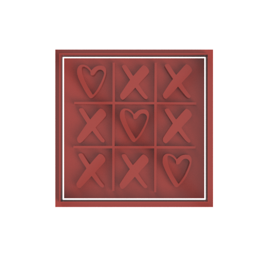 3d Selling Casa, arredamento e bricolage:Articoli per cucina e bar:Accessori per pasticceria:Altro accessori per pasticceria Tris San Valentino 8,5cm