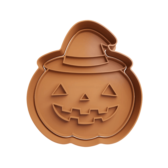 3d Selling Casa, arredamento e bricolage:Articoli per cucina e bar:Accessori per pasticceria:Altro accessori per pasticceria Zucca di Halloween con cappello 8cm