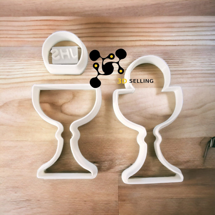 3d Selling Casa, arredamento e bricolage:Articoli per cucina e bar:Accessori per pasticceria:Decorazioni torte e topper:Cake topper Calice comunione scomponibile