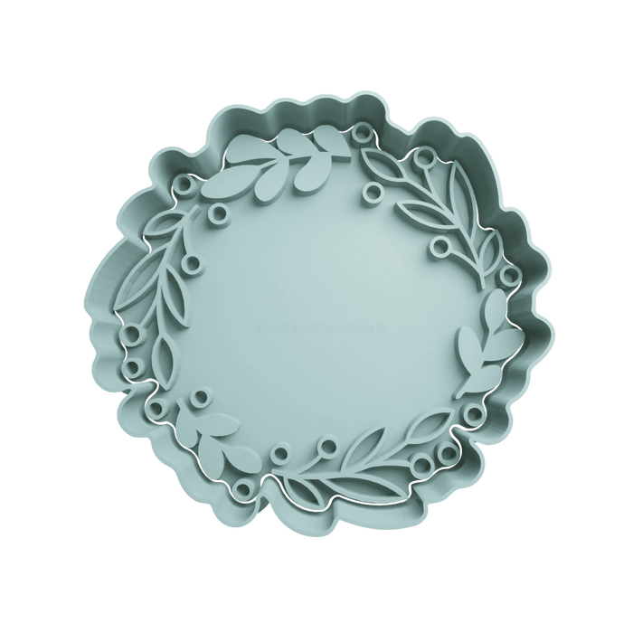 3d Selling Cornice con foglie