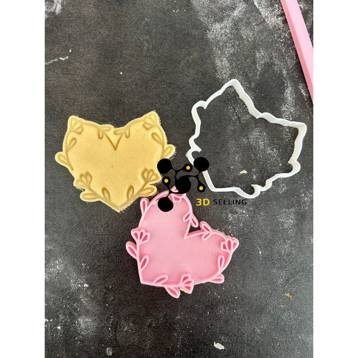 3d Selling Cuore con fiori