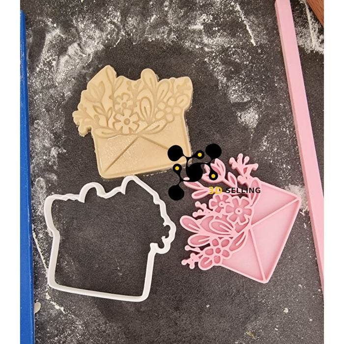 3d Selling Letterina con fiori