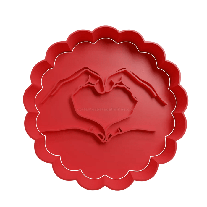3d Selling Mani a cuore 8cm