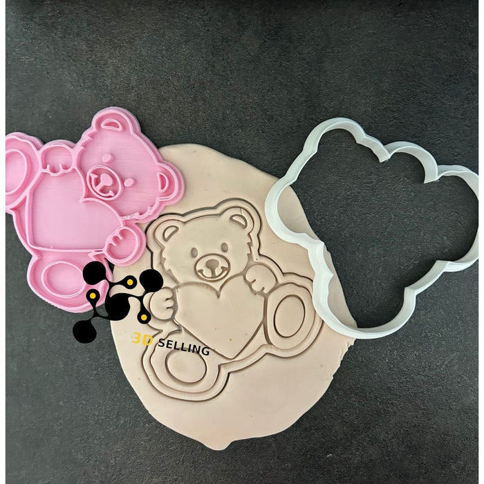 3d Selling Orsetto con cuore 9cm