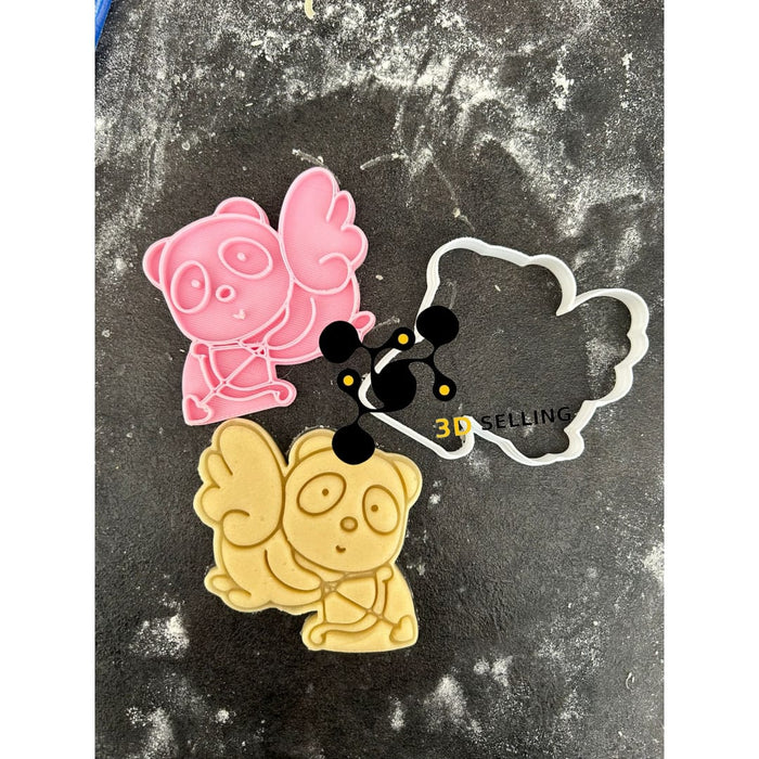 3d Selling Panda Cupido 8cm