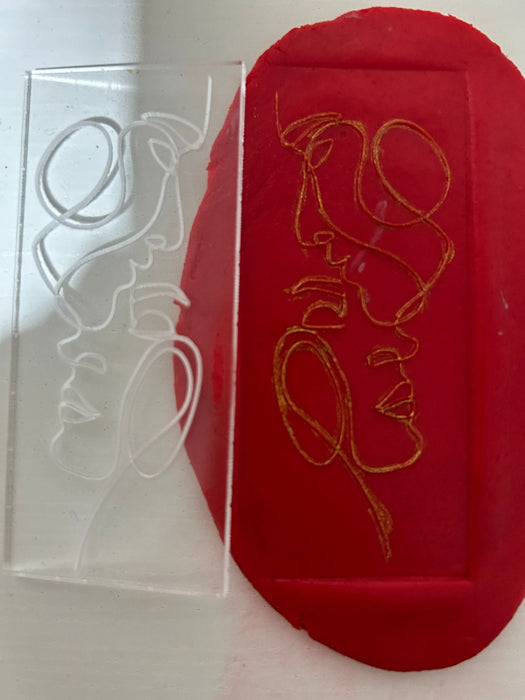 3d Selling Stampo in acrilico Fidanzati 9cm