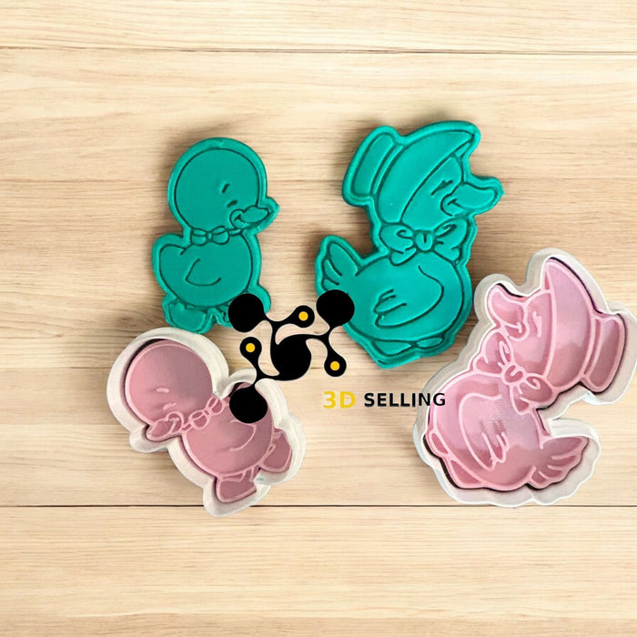 3dselling Casa, arredamento e bricolage:Articoli per cucina e bar:Accessori per pasticceria:Altro accessori per pasticceria Mamma Papera con pulcino