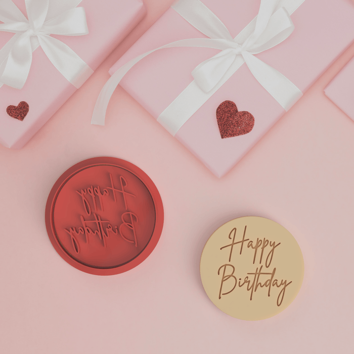 seling3d Casa, arredamento e bricolage:Articoli per cucina e bar:Accessori per pasticceria:Altro accessori per pasticceria Happy Birthday 8cm