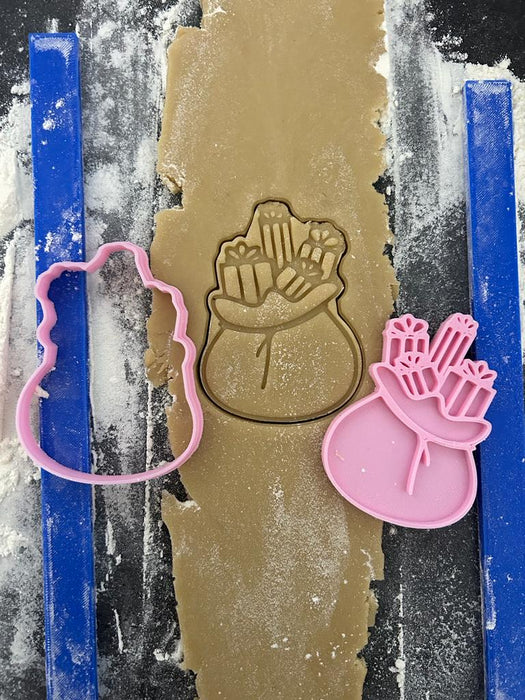 seling3d Casa, arredamento e bricolage:Articoli per cucina e bar:Accessori per pasticceria:Altro accessori per pasticceria Sacco con regali 8cm