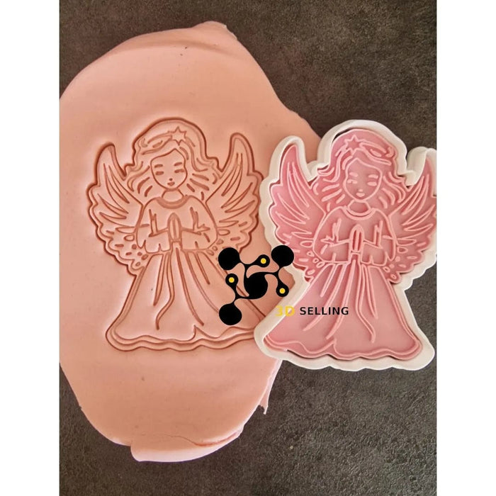 Selling 3D Casa, arredamento e bricolage:Articoli per cucina e bar:Accessori per pasticceria:Altro accessori per pasticceria Angioletta Comunione cookie cutter formina tagliabiscotti