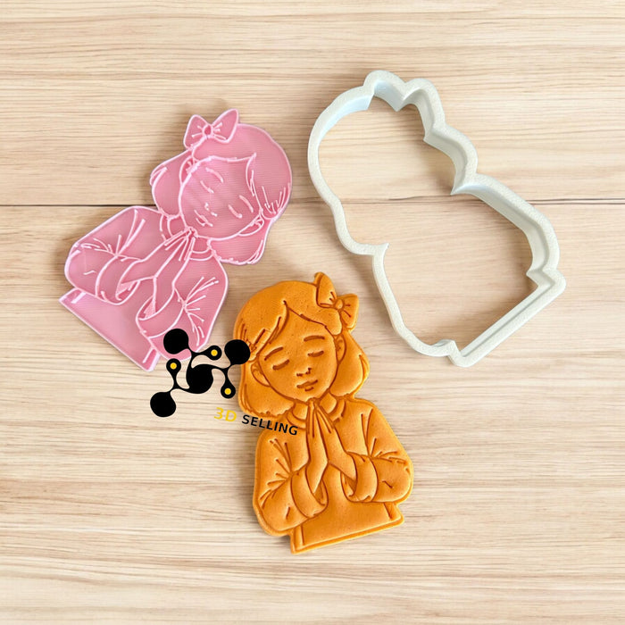 Selling 3D Casa, arredamento e bricolage:Articoli per cucina e bar:Accessori per pasticceria:Altro accessori per pasticceria Bimba che prega