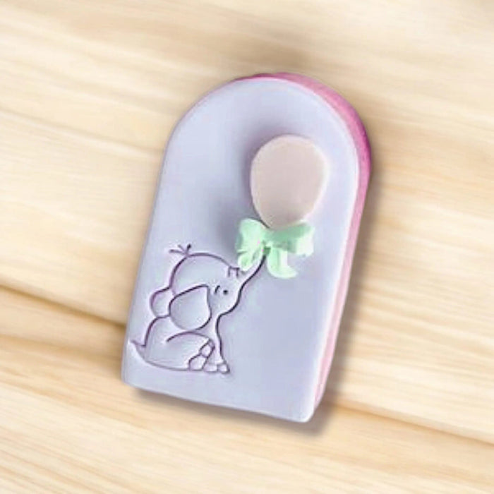 Selling 3D Casa, arredamento e bricolage:Articoli per cucina e bar:Accessori per pasticceria:Altro accessori per pasticceria Composizione elefantino + cutter arco