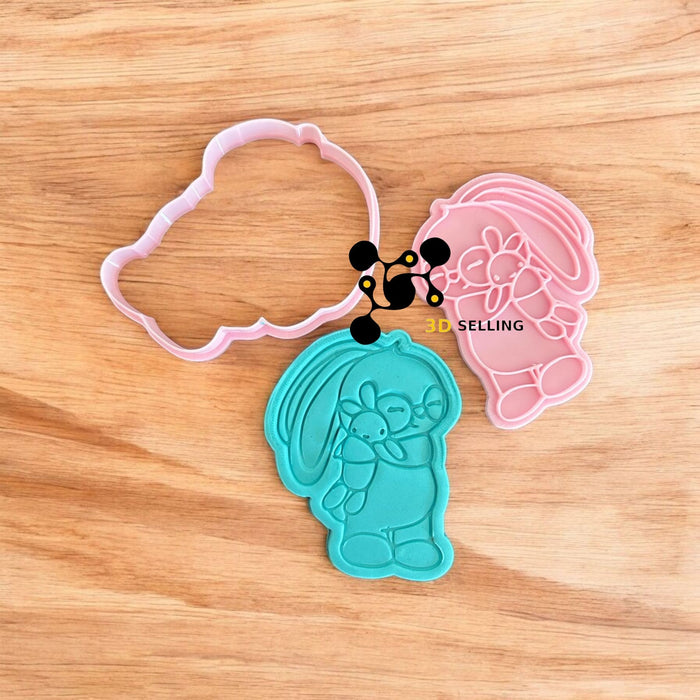 Selling 3D Casa, arredamento e bricolage:Articoli per cucina e bar:Accessori per pasticceria:Altro accessori per pasticceria Coniglio con pupazzo