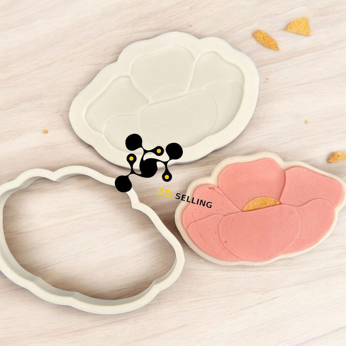 Selling 3D Casa, arredamento e bricolage:Articoli per cucina e bar:Accessori per pasticceria:Altro accessori per pasticceria Fiore Mod3 Cutter in 3D 8cm
