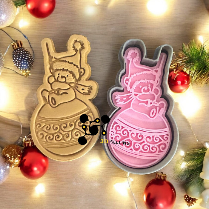 Selling 3D Casa, arredamento e bricolage:Articoli per cucina e bar:Accessori per pasticceria:Altro accessori per pasticceria Orso con pallina Mod2