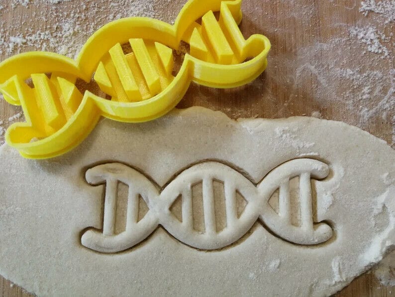 selling 3d Casa, arredamento e bricolage:Articoli per cucina e bar:Accessori per pasticceria:Formine e stampi per biscotti Cookie cutter DNA, medicine, tagliabiscotti dna per ogni occasione feste