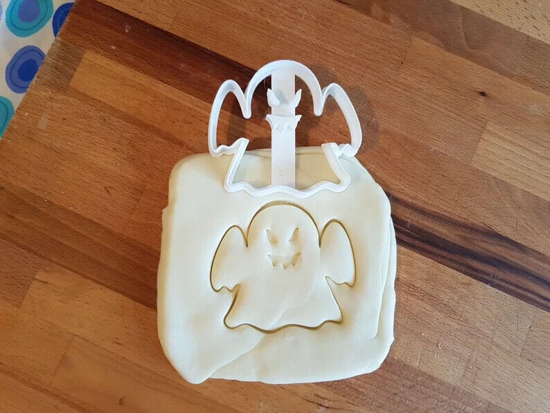selling 3d Casa, arredamento e bricolage:Articoli per cucina e bar:Accessori per pasticceria:Formine e stampi per biscotti Ghost Cookie Cutter fantasma tagliabiscotti stile halloween