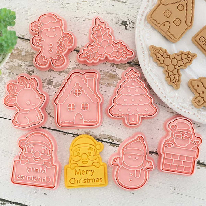 selling 3d Casa, arredamento e bricolage:Articoli per cucina e bar:Accessori per pasticceria:Formine e stampi per biscotti Kit Natalizio Mod65 8cm