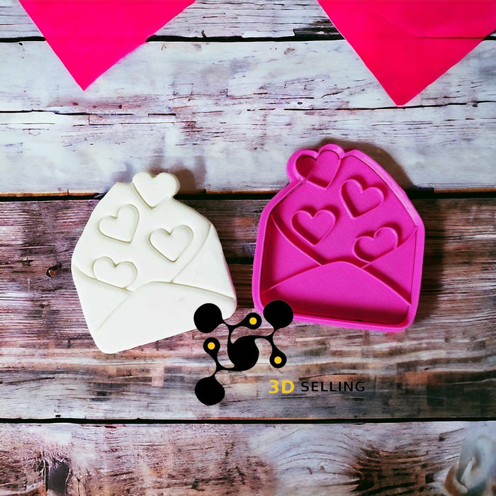Selling3D Busta con cuori 8cm