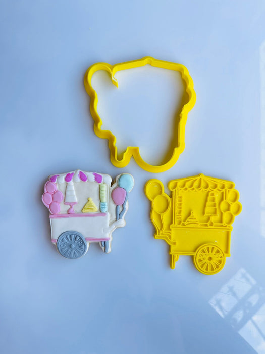 Selling3D Carretto dei Gelati 8cm