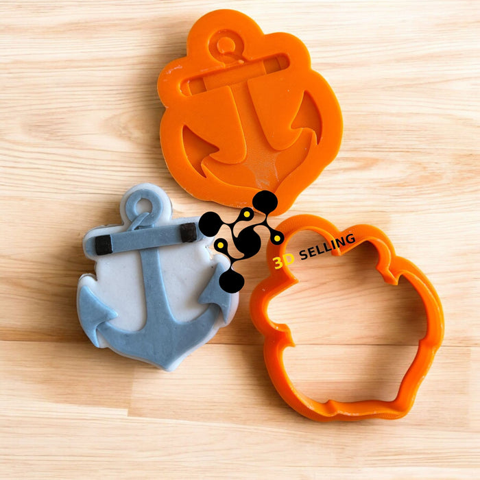 SELLING3D Casa, arredamento e bricolage:Articoli per cucina e bar:Accessori per pasticceria:Altro accessori per pasticceria Ancora stampo in 3D 8cm