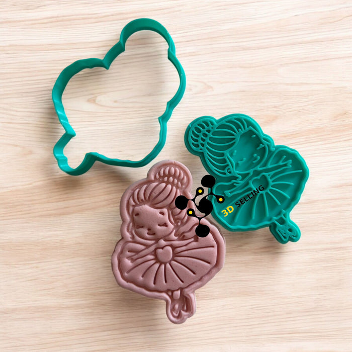 SELLING3D Casa, arredamento e bricolage:Articoli per cucina e bar:Accessori per pasticceria:Altro accessori per pasticceria Ballerina Mod 2
