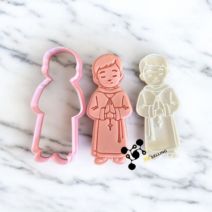 SELLING3D Casa, arredamento e bricolage:Articoli per cucina e bar:Accessori per pasticceria:Altro accessori per pasticceria Bimbo con saio