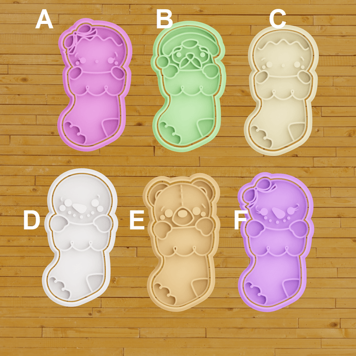 Selling3D Casa, arredamento e bricolage:Articoli per cucina e bar:Accessori per pasticceria:Altro accessori per pasticceria Calze Befana set 6 pezzi