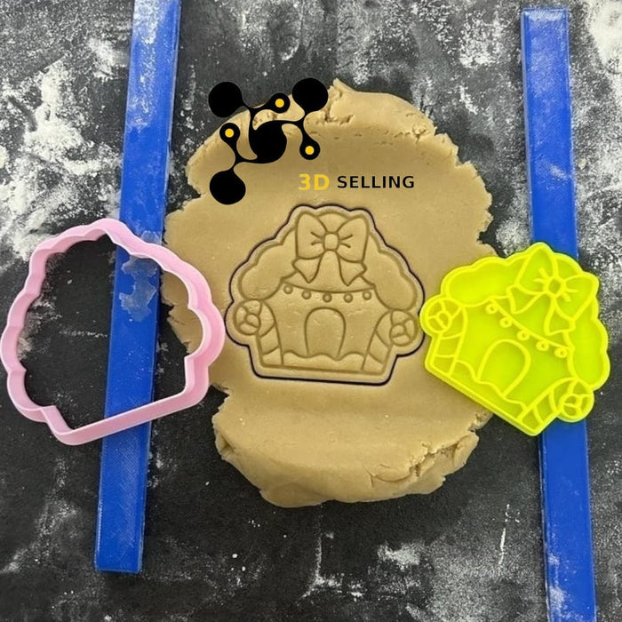 Selling3D Casa, arredamento e bricolage:Articoli per cucina e bar:Accessori per pasticceria:Altro accessori per pasticceria Casa di Marzapane 9cm
