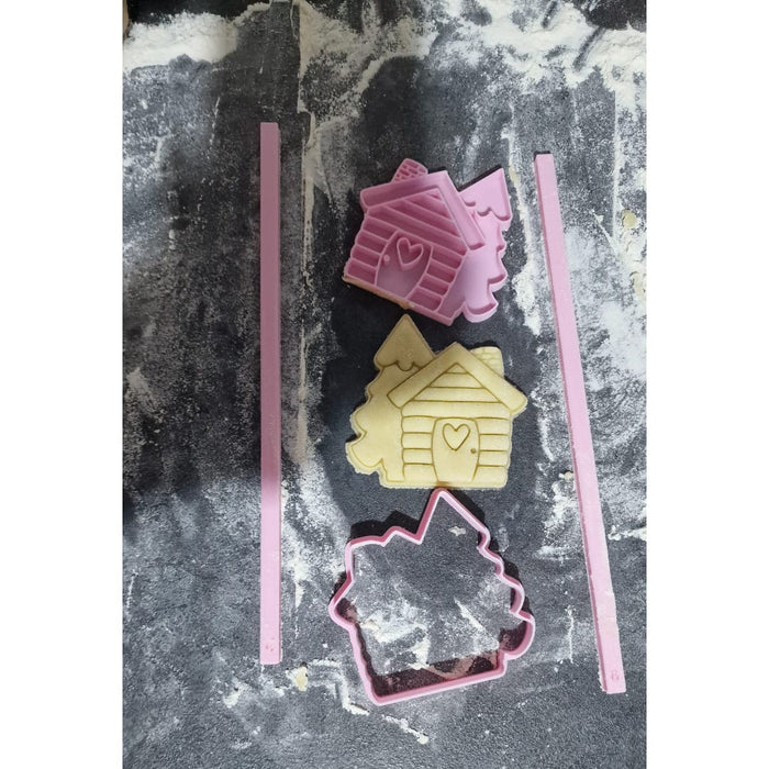 Selling3D Casa, arredamento e bricolage:Articoli per cucina e bar:Accessori per pasticceria:Altro accessori per pasticceria Casetta Natalizia 9cm