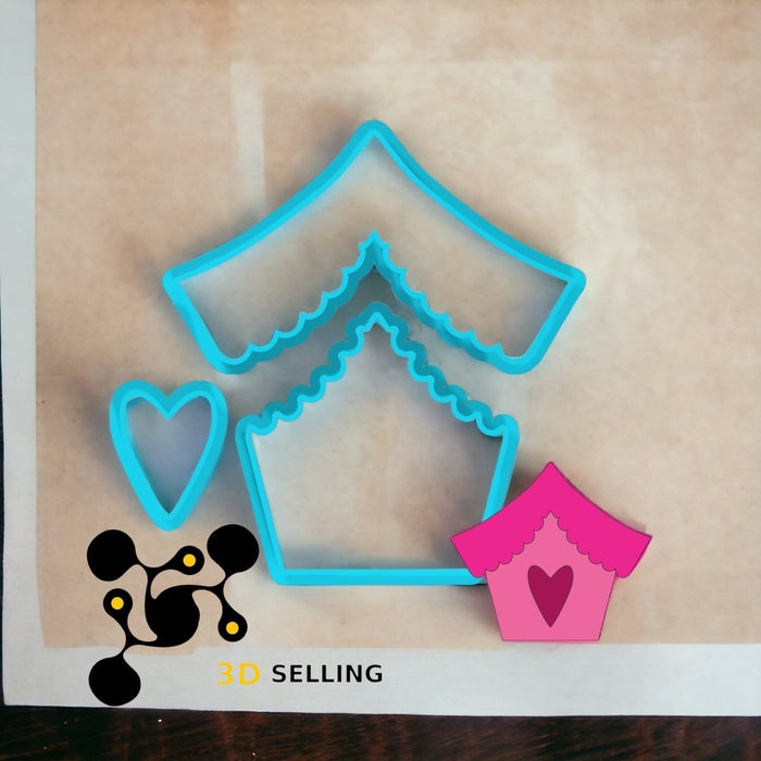 Selling3D Casa, arredamento e bricolage:Articoli per cucina e bar:Accessori per pasticceria:Altro accessori per pasticceria Casetta Scomponibile