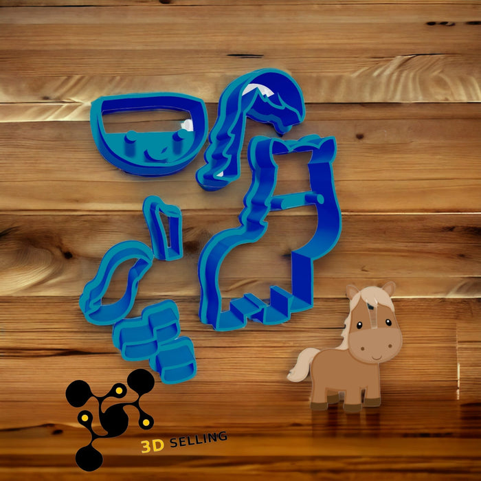 Selling3D Casa, arredamento e bricolage:Articoli per cucina e bar:Accessori per pasticceria:Altro accessori per pasticceria Cavallo scomponibile