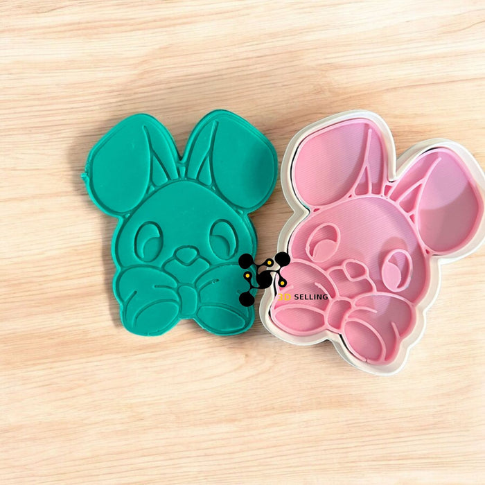 SELLING3D Casa, arredamento e bricolage:Articoli per cucina e bar:Accessori per pasticceria:Altro accessori per pasticceria Coniglio con fiocco